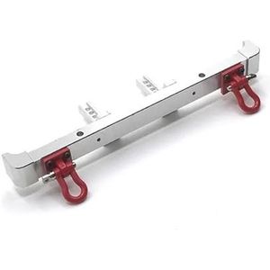 Metalen Upgrade Refit Achterbumper for HuangBoToys 1/10 ZP1001 ZP1002 ZP1003 ZP1004 RC Auto Onderdelen(Red)