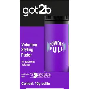 got2b Styling poeder poeder (10 g), haarpoeder geeft direct volume direct op de aanzet, volumepoeder met lichte formule voor natuurlijk uitziende grip