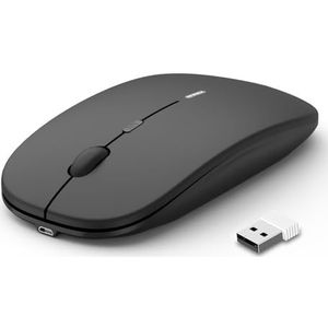 Anmck - Draadloze Muis - Zwart - Li-polymeer - Ergonomisch Ontwerp
