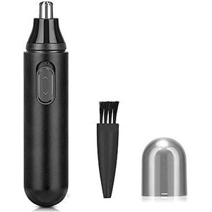 wenkbrauwtrimmer, NProfessionele pijnloze oor-neushaartrimmer for mannen en vrouwen, neushaartrimmer, dubbele randmesjes for eenvoudige reiniging, wenkbrauw- gezichtshaartrimmer