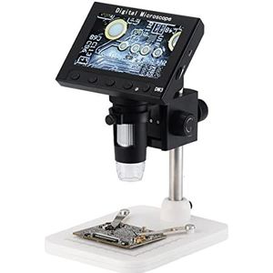 Microscoopaccessoires USB digitale elektronische microscoop 8 LED-verlichting 12MP 1080P 7 inch scherm LCD-scherm 10X-1200X duurzaamheid en betrouwbare prestaties (maat: DM3-plastic stent)