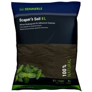 Dennerle Scaper's Soil bodemgrond, 8 liter, ideaal voor aquascaping aquaria