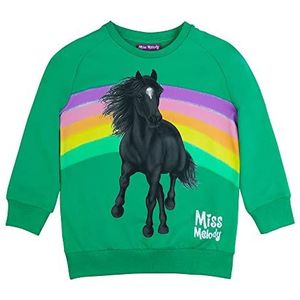 Miss Melody Meisje Sweatshirt 76046 Groen, grootte 128, 8 jaren