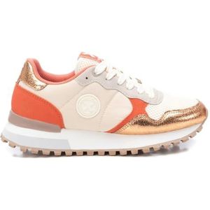 Xti - 14406201-JEANS - Trainers - Veelkleurig - Plat - Veters - Casual