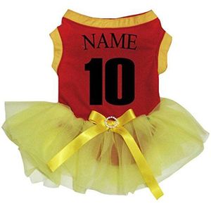 Petitebelle Puppy hond kleding nummer 10 personaliseren nationale jurk (klein, Spanje)