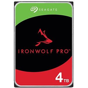 Seagate - IronWolf Pro - NAS Interne Harde Schijf - 4 TB - 3,5 inch - 7200 u/min - 128 MB Cache - SATA 6 Gb/s