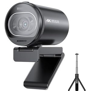 4K Webcam 1080P Autofocus Streaming Web Camera Living Stream Camera Met Microfoons Privacy Cover HD camera