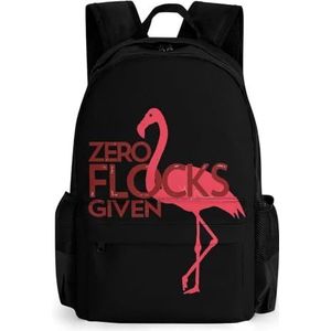 Leuke Zero Flocks Given Flamingo 16 Inch Laptop Rugzak Grote Capaciteit Dagrugzak Reizen Schoudertas voor Mannen & Vrouwen