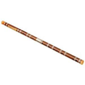 Bamboe Dwarsfluit Geschikt Voor Beginners Prachtig en professioneel bespeeld tweetraps bamboefluitinstrument, geschikt voor beginners (Color : F)