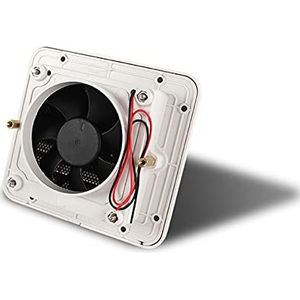 Yige Store 1 2V 8W Koelkast vent met ventilator voor RV Trailer Caravan Side Air Strong Wind Uitlaat Automobiel Accessoires Auto Styling Camper (Color : Grey)