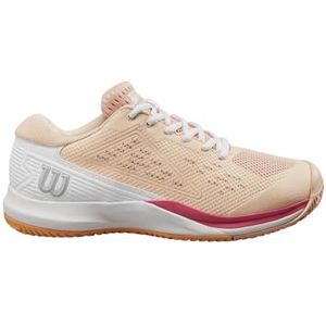 Wilson Rush Pro Ace tennisschoen voor dames, perzik parfait/wit/mandarijn, maat 7 UK, Perzik Parfait Witte Mandarijn, 41 EU