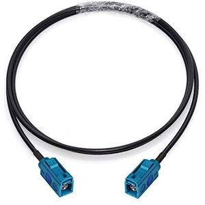 Bingfu Fakra Z-aansluiting op Fakra Z-bus, autoantenne, verlengkabel, 1 m, voor auto, stereo, Android, head-unit, GPS, navigatie, FM AM-radio, Sirius, XM, satellietradio, 4G, LTE, telematic,
