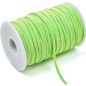 3mm 6mm Naai-elastiek Kleurrijke hoge elastische rubberen band voor kleding Tailleband Stretchtouw Haarelastisch lint 5y-fruit groen-6mm 5yards