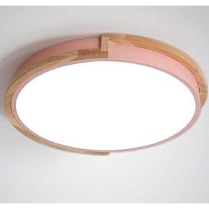 TONFON LED-inbouwplafondlamp Scandinavisch creatief plafondlicht Eenvoudig modern acryl plafondlamp for woonkamer slaapkamer eetkamer keuken studeerkamer gang hanglamp(Color:Pink,Size:50cm)