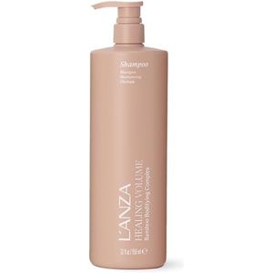 L’ANZA Healing Volume - Verdikkende Shampoo - Glans, Volume, Dik Haar, Voor Fijn Haar, Voor Steil Haar, Bamboe, Keratine (1 L)