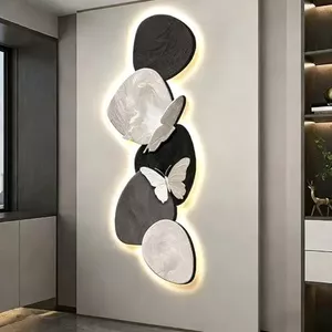 SCHNAMEE 9-delige Boho wandkunstset, handgemaakte wanddecoratie van SCHNAMEE 9-delige Boho wandkunstset, handgemaakte wanddecoratie van