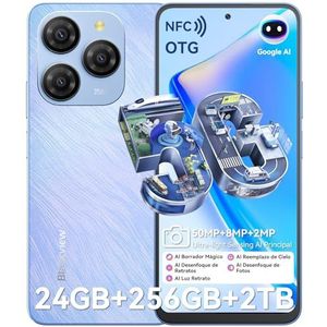 Blackview Shark 9 5G Smartphones 24GB+128GB/2TB gratis mobiele telefoons, 50MP+8MP+2MP Mobile, 6.67 “90Hz 700nits Smartphone, 5000mAh (18W), Super PD/Face ID/Fingerprint Mobile Android 14