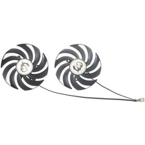 Grafische kaartventilator PLD09210B12HH DC12V 0.40A 4Pin voor MSI voor GeForce voor RTX 3060 voor Ti voor 3070 voor 3080 voor 3090 voor GAMING X voor TRIO(White connector)