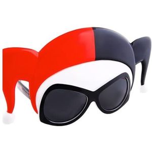 Sunstaches DC Comics Harley Quinn Sunglasses, Party Favors, UV400