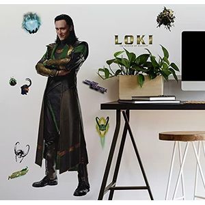 Sticker Mural Géant Loki Marvel et stickers complémentaires