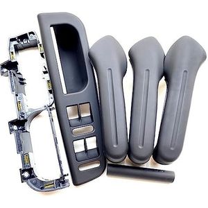 Deurkruk Voor BORA Voor Golf 4 MK4 Voor Jetta 1999-2004 Zwart Binnen Deurklink Armsteun Zwart Pull Handgreep(6pcs black)