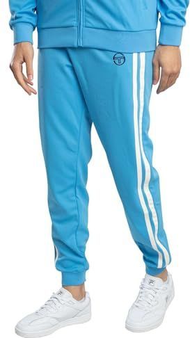 Sergio Tacchini Broek 'New Damarindo'  blauw / zwart / wit