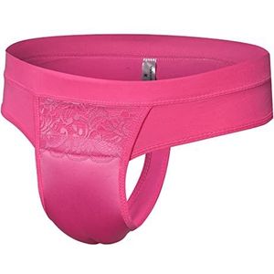 QiaTi Hiding Gaff Panty Shaping broekbrief voor crossdresser transgender ondergoed, 4g strings/Rose, XL