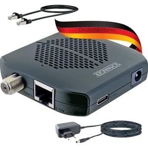 SCHWAIGER - SAT-ontvanger - DVB-S2 - Draadloos via Router - Voorgeprogrammeerd voor TV2Smart