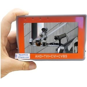 CCTV-tester IV7W 4.3 Inch 5MP 4MP AHD TVI CVI CVBS Analoge CCTV Camera Tester Monitor Ondersteuning UTP PTZ Test DC12V Uitgang