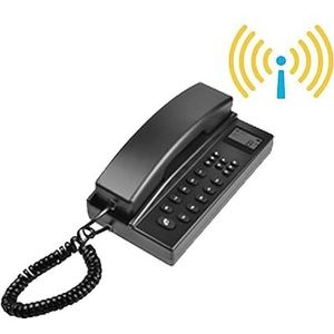 Draadloze intercoms, 2,4 GHz 433 MHz draadloos audio-intercomsysteem Telefoon Veilige handsets Uitbreidbaar for magazijn Office Home voor thuis, zakelijk of op kantoor(Black-1 piece)