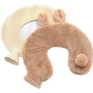 DieffematicRSD Warmwaterkruik Verwijderbare Gebreide Rubber Medische Nekwarmer Warmwaterkruik Nekbescherming Spierspasmen Warmer Warmwaterzak