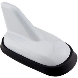 Audio- & videoantennes voor auto Geschikt voor VW Geschikt voor Golf 7 MK7 VII GTI GTD R 2013-2019 Antennes Dakantenne Haaienvin Decoratieve vin Auto-antenne(WHITE)