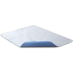 Bedecor Waterdichte Bedpads 86 x 132 cm – Wasbare Onderlegger, Sterk Absorberend, Herbruikbaar (Blauw)