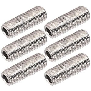 Stelschroef, A2-70 Roestvrijstalen hardware Bevestigingsmiddelen Stelschroeven Kit Corrosiebestendig voor autoreparaties voor machineverwerking(#18)