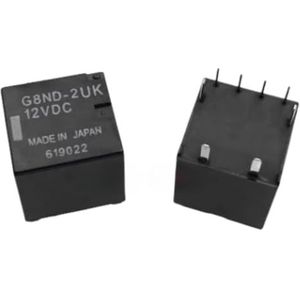 2pcs G8ND-2UK-12VDC Automotive - 12V DC Electromagnetic with 8-Pin Plug-in Design for Reliable
