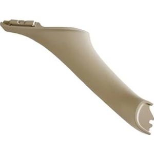 Deurgreep Voor BMW Voor 5-serie F10 F11 Beige Zwart Auto links rechts Binnendeurgreep Binnendeurpaneel Trim Cover Deurgreepset(Beige-White-Left)