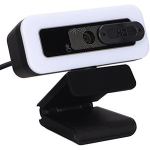 2K-webcam met Microfoon,USB-webcam met Privacycover,instelbare Helderheid,gezichtsherkenning,plug-and-play,voor Gesprekken,conferentie,video