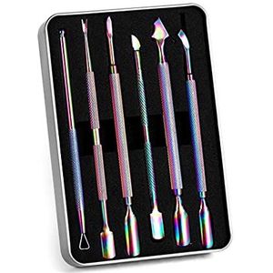 1Set Cuticle Trimmer Pusher Dunschiller Gel Nagellak Gel Remover Nail Art Kit