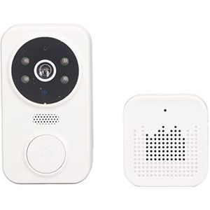 Draadloze Deurbelcamera, Smart WiFi Remote Video Phone Doorbell, Two-Way Intercom HD IR Night View Monitoring Doorbell, BT, Werkt op Batterijen, Eenvoudig Te installeren.