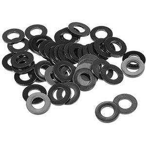 XYWHPGV Nylon Platte Ringen M12 24mm OD 12mm ID 2mm Dikte voor Kraan Pijp Waterslang, Pak van 50(18ab6 60bcc 586ca 031ad ea323 29695