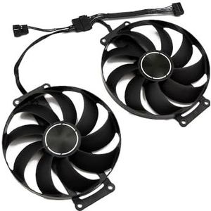87mm T129215SU 12V 0.5A 6-pins dubbele RTX3060 3060 Ti grafische kaartkoelerventilatoren voor ASUS voor GeForce RTX 3060Ti V2 MINI DUAL OC-ventilator(AB Fan)