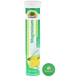 Sunlife Magnesium bruistabletten 20tabs per buis