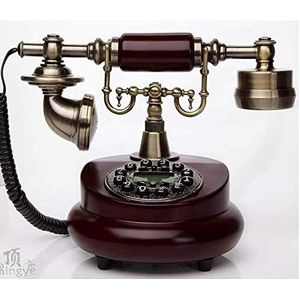 Telefoon Creatieve Ouderwetse Roterende Schijf Telefoon Antieke Europese Pastorale Retro Telefoon Thuis Vaste Kantoor Vaste lijn