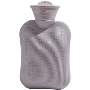 Mini warm water bottlehot, warmwaterkruik verdikte warmwaterkruik explosiebestendige anti-brandwonden handwarmer winter student draagbare waterinjectie (maat : hemelsblauw) (maat: lichtgrijs)