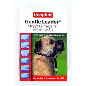 Gentle Leader® voor honden | Educatieve hulp voor Lenzerrers | Beter leiden en controleren | Trainingshalsband voor honden | Kleur: Zwart | Maat S