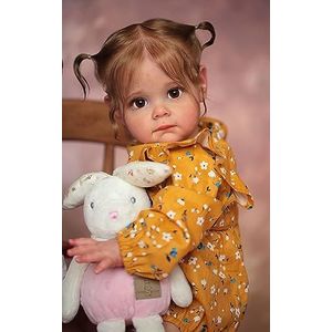 KIGKYO Reborn Baby Dolls,23 Inches/60cm Reborn Doll Simulation Girls Handmade 3d Painted Very Cute Doll Like Real People