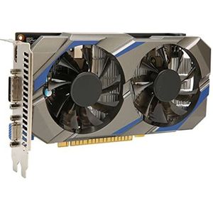BROLEO Gaming Grafische Kaart, Eenvoudige Installatie Hoge Temperatuur Bestand Grafische Kaart 4GB GDDR5 128bit voor Laptop