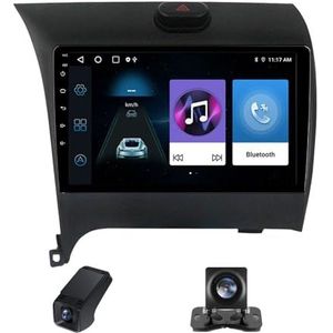 Carplay autoradio 2 Din geldt voor Kia Forte Cerato 3 2013-2017 met Android Auto Bluetooth 10 inch touchscreen autoradio met FM-radio/GPS stuurwielbediening+achteruitrijcamera(X1)