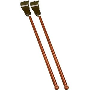 rugkrabber， Rugkrabbers, 2 stuks for mannen, middellange en lange, natuurlijke sandelhout, thuiskrassen op de rugkrabber, harskrabkop