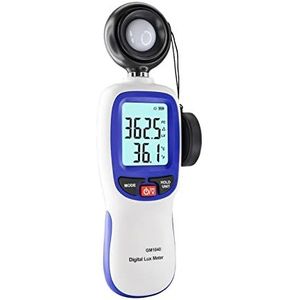 Luxmeter Digitale verlichtingsmeter Lcd Display Handheld Bluetooth Illuminantie Meter 0-200000lux, Lichtmeter Digitale Illuminator Handheld Ambient Temperatuur Meetinstrument Effectief en veelzijdig